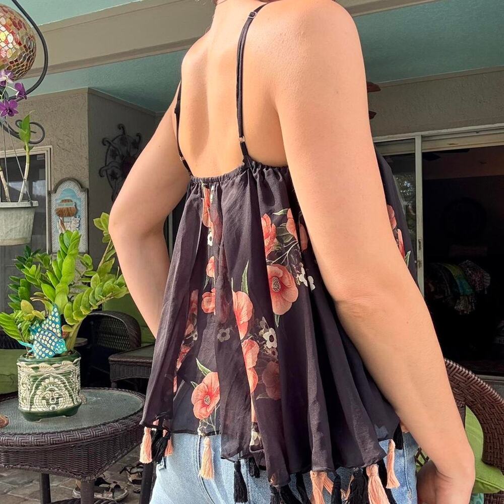 Carolina K Flowy Crop Tank